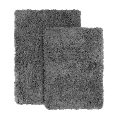 Porch & Den Lorena Shaggy/ Non-slip Rubber Backed Bath Rug Set