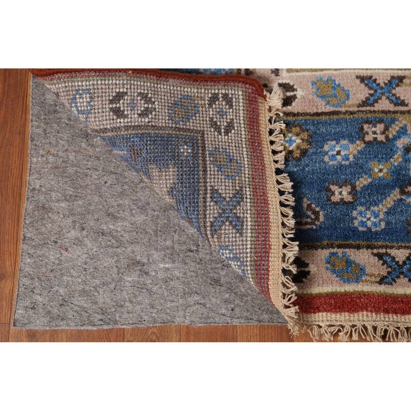 Oushak Oriental Area Rug Hand-Knotted Wool Carpet - 8'1"x 9'11"