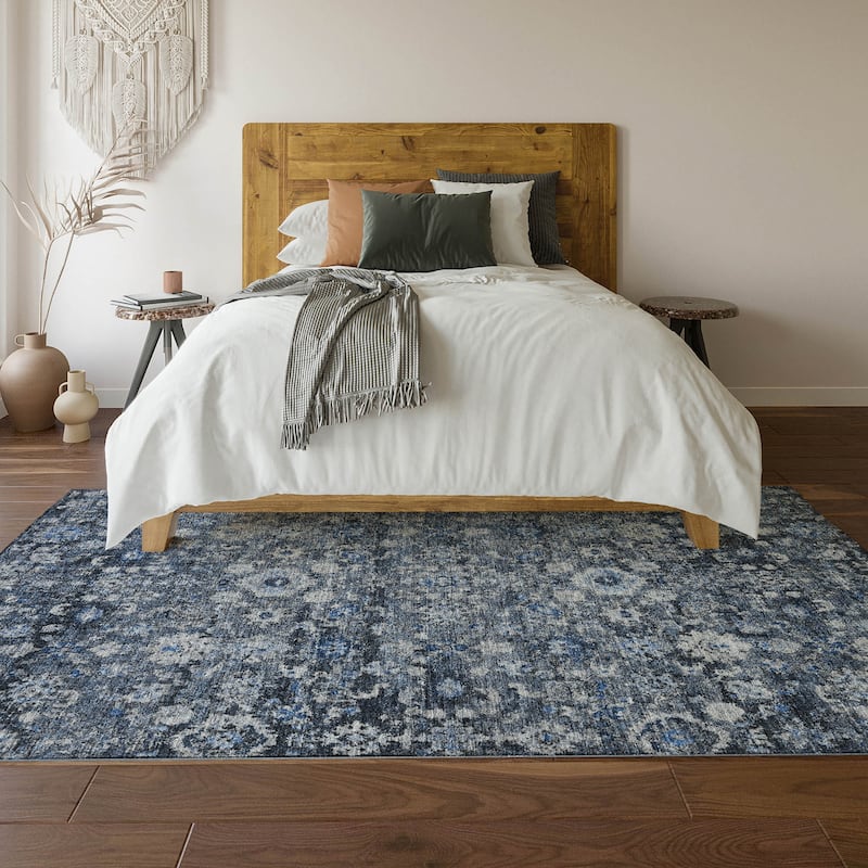 Premium Washable Super Soft Vintage Traditional Mayfield Rug