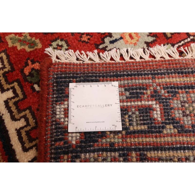 ECARPETGALLERY Hand-knotted Serapi Heritage Light Red Wool Rug - 2'6 x 23'5