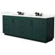 Option Green / Giotto Quartz Top / Matte Black Hardware