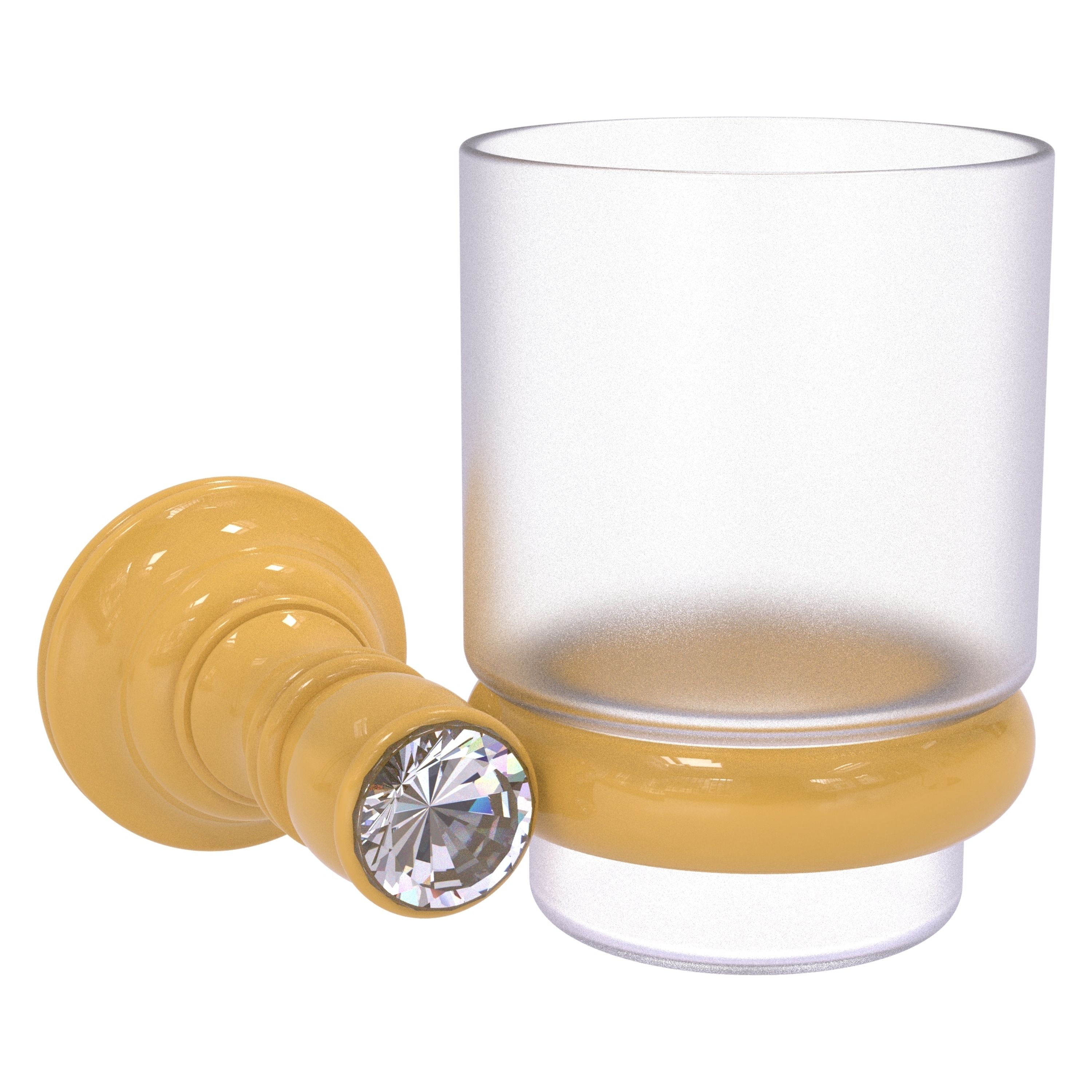 Allied Brass Carolina Crystal Collection Wall Mounted Tumbler Holder