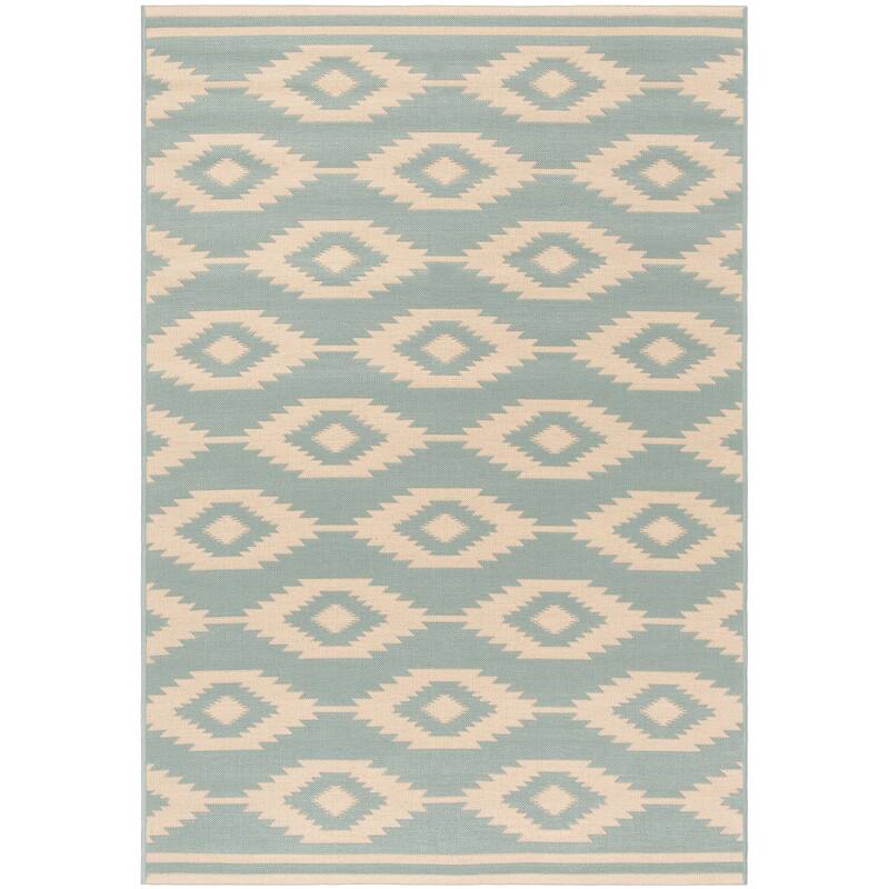 SAFAVIEH Linden Seda Indoor/ Outdoor Waterproof Patio Backyard Rug