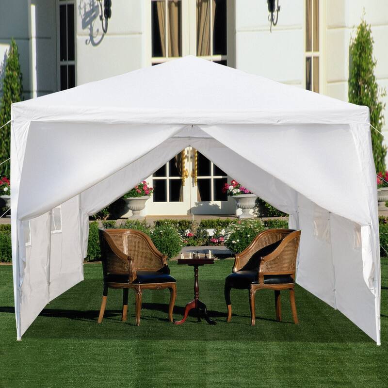 3 x 9m Waterproof Tent with Spiral Tubes 5/7/8 Sides