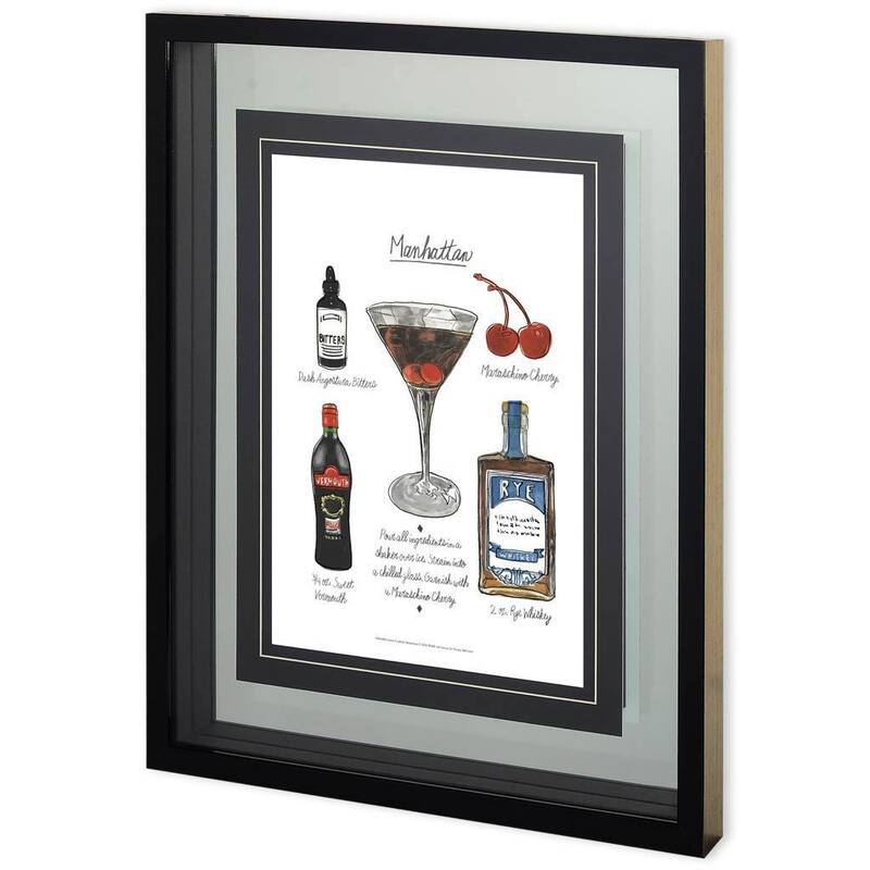 Classic Cocktail - Manhattan Framed Art Print