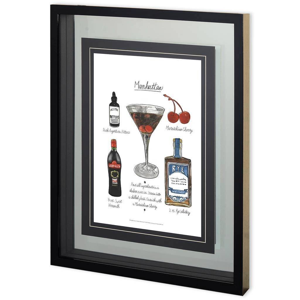 Classic Cocktail - Manhattan Framed Art Print