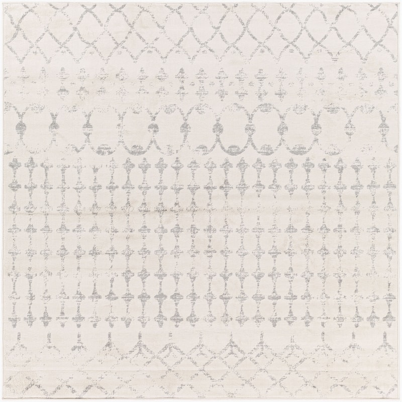 Livabliss Vintage Roma Medallion Area Rug - 7'10" x 7'10" Square - Beige