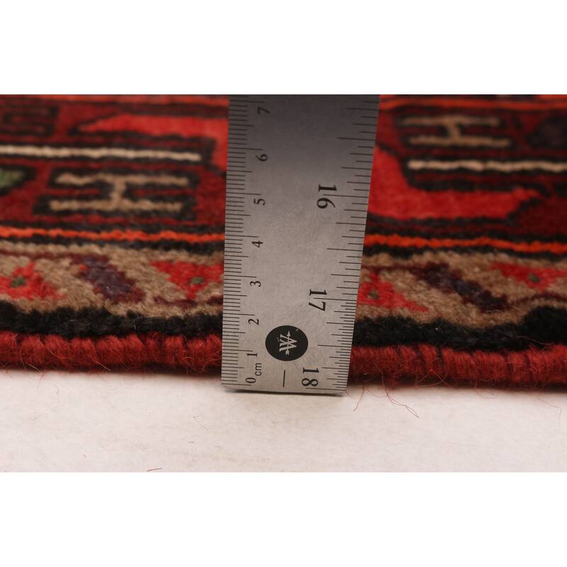 ECARPETGALLERY Hand-knotted Andelz Red Wool Rug - 3'5 x 5'4