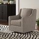 preview thumbnail 2 of 15, iNSPIRE Q Classic Orwyn Nailhead Slope Arm Swivel Chair
