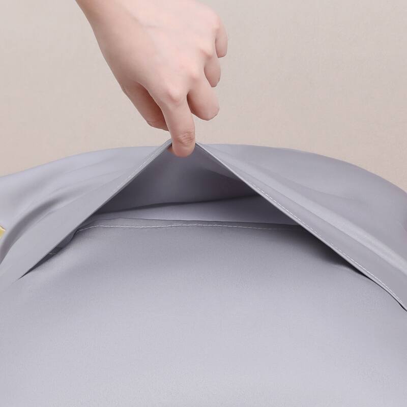 2Pcs Pillow Cases, Soft Cooling Pillow Covers with Envelope Closure - Yellow Gray