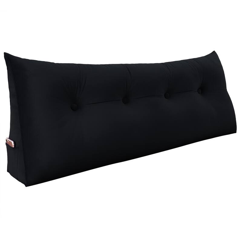 WOWMAX Bed Wedge Bolster Sit Up Reading Pillow Backrest