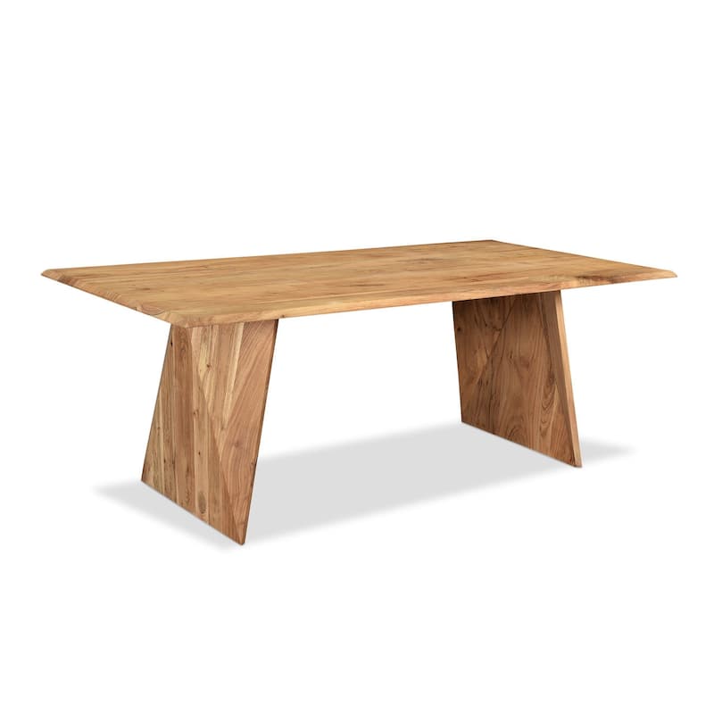 Angled Leg Dining Table 80"
