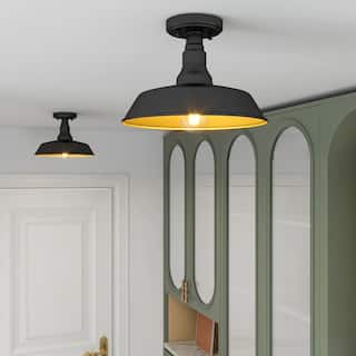 Transitional Semi Flush Mount (Set of 2) - 12"x12"x8.28"