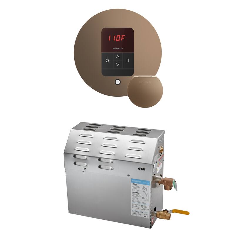 Mr Steam R05C10AJ0000 Ms Itempo Round Package 5 kW (5000 W) Steam - Nouveau Bronze - Nouveau Bronze