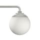 preview thumbnail 5 of 13, Hunter Hepburn 3 Light Vanity Wall Light, Damp-Rated - Vintage, Mid-Century Modern, Glam