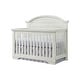 preview thumbnail 1 of 6, Foundry 56" Wide Arch Top Convertible Crib, White Dove