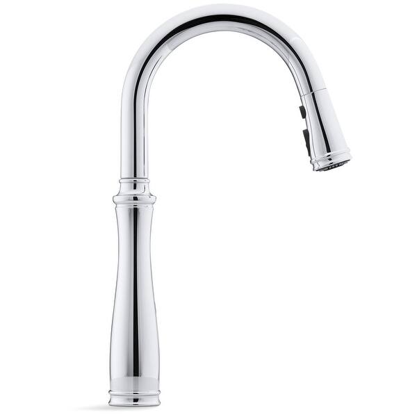 Shop Kohler K 560 Bellera Pull Down Kitchen Faucet With Docknetik