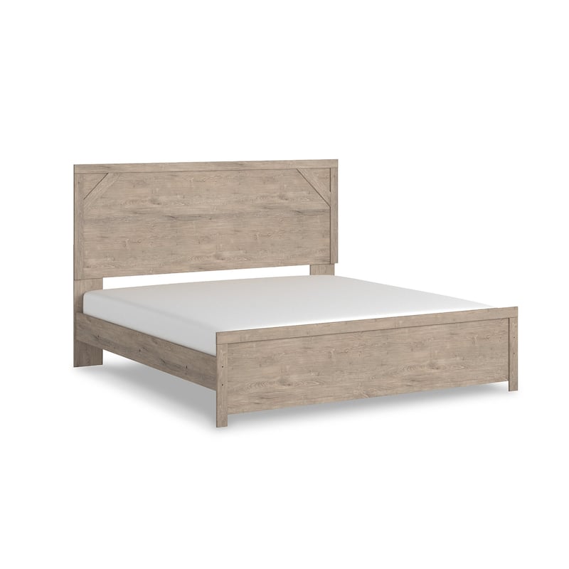 Senniberg Light Brown Panel Bed