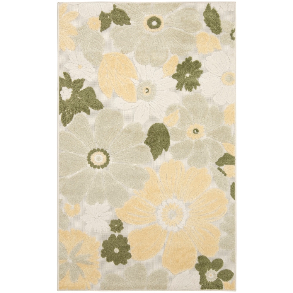 Nourison Aloha Indoor/Outdoor Floral Area Rug