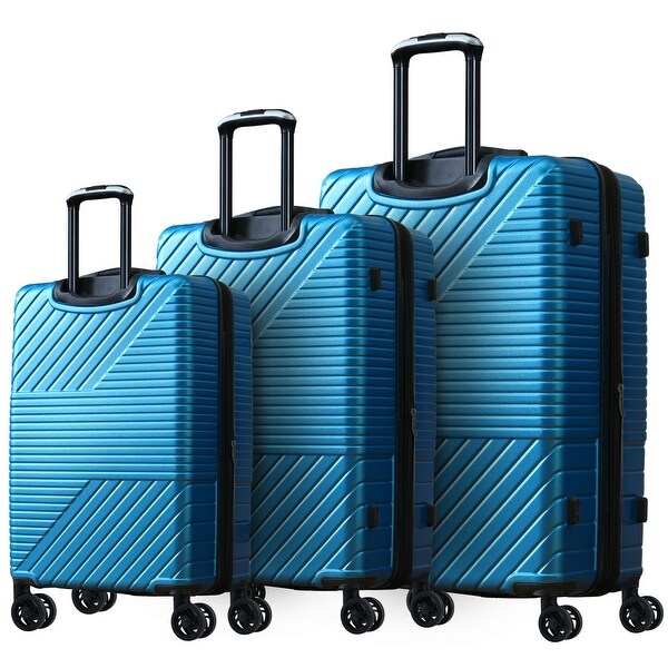 Travel Luggage Sets of 3,Hardshell Luggage with Double Spinner 8