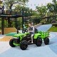 preview thumbnail 15 of 52, 6V Kids Electric ATV, Toddler Ride on Car with Trailer, Music, Bluetooth and Power Display for Boys and Girls Green