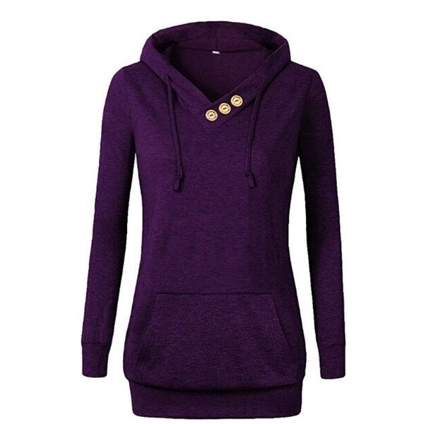 Women's pullover with pockets clearance