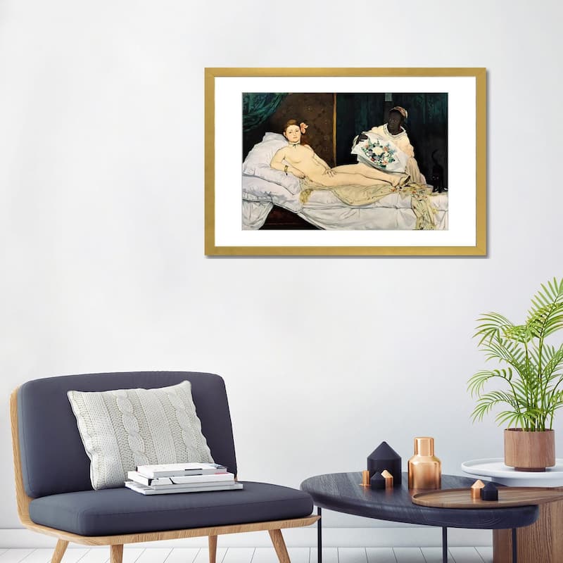 iCanvas "Olympia, 1863" by Edouard Manet
