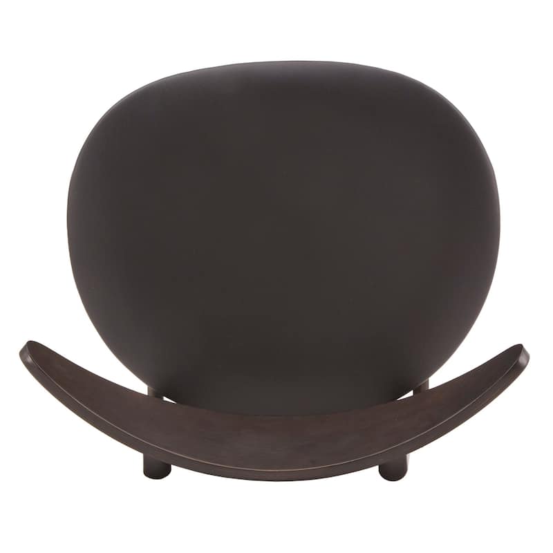 Sheeba Round Mid-Century Modern Walnut 5-piece Dining Set by iNSPIRE Q Modern