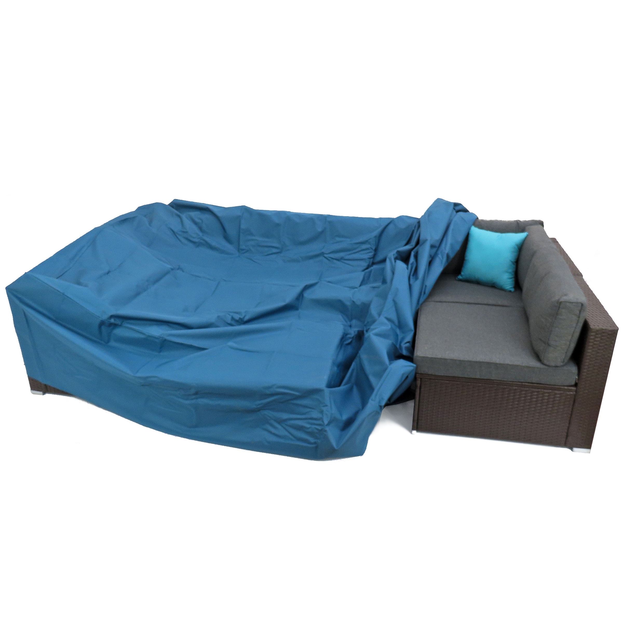 Pocola Collection 7Piece AllWeather Sectional Set by National Tree