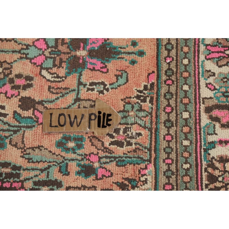 Floral Medallion Hamedan Persian Area Rug Handmade Wool Carpet - 6'8"x 9'8"