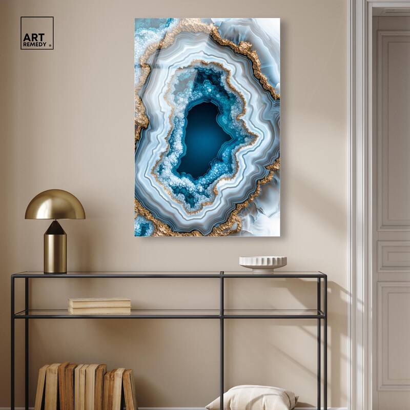 Gilded Geode Eye II Acrylic by Art Remedy, Ready to Hang