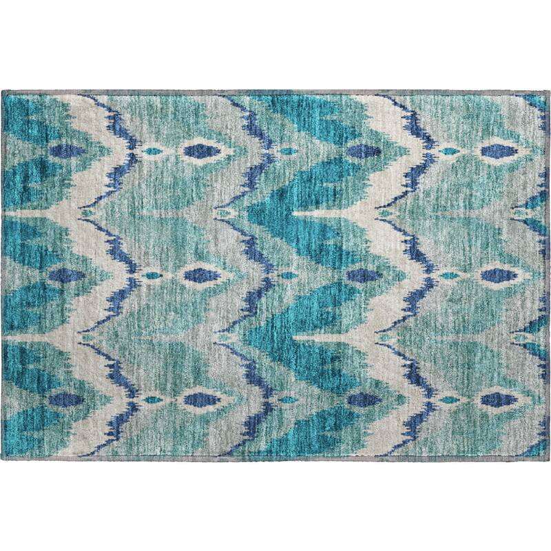 Premium Washable Super Soft Modern Ikat Mayfield Rug