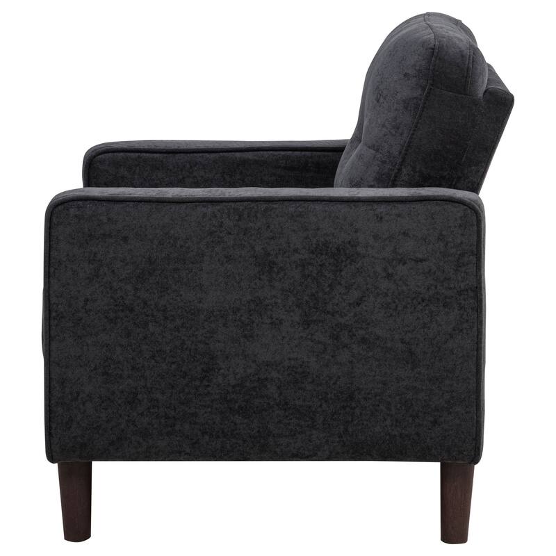 Bowen II Fabric Upholstered Track Arm Accent Chair - 32" x 32.75" x 34.25"