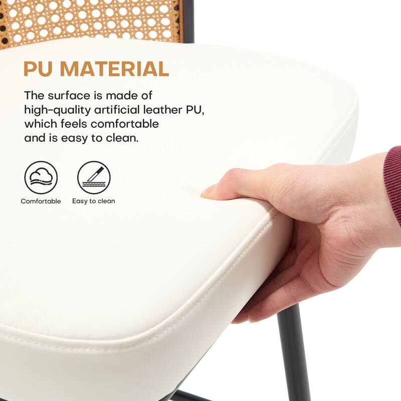 26"/29" Rattan Upholstered Bar Stool /Counter Stools Set of 2/3/4