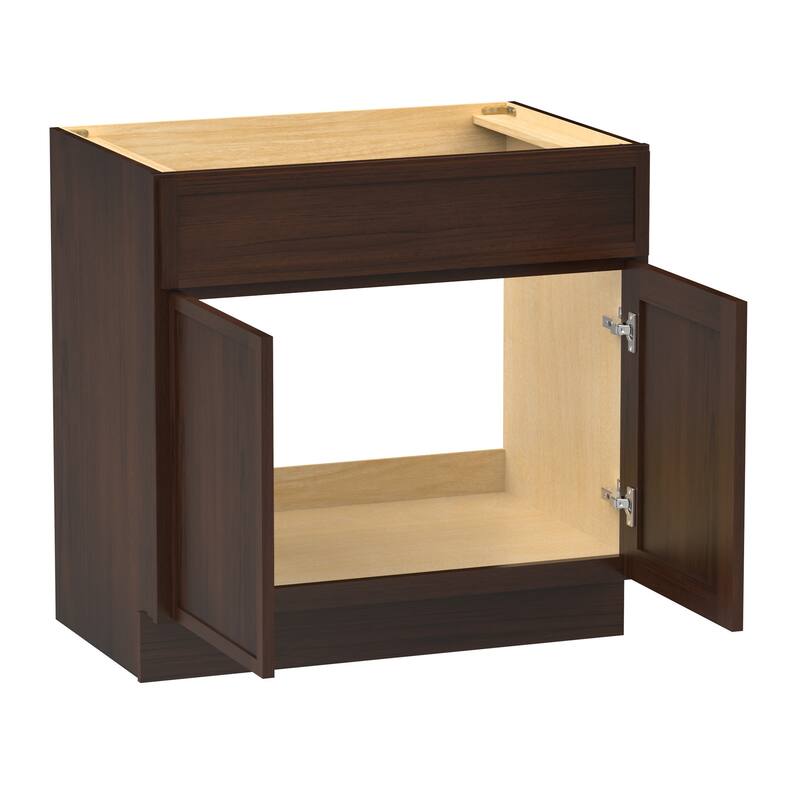 Vanity Art 30" Freestanding Single Base Storage Cabinet with Soft Close Doors