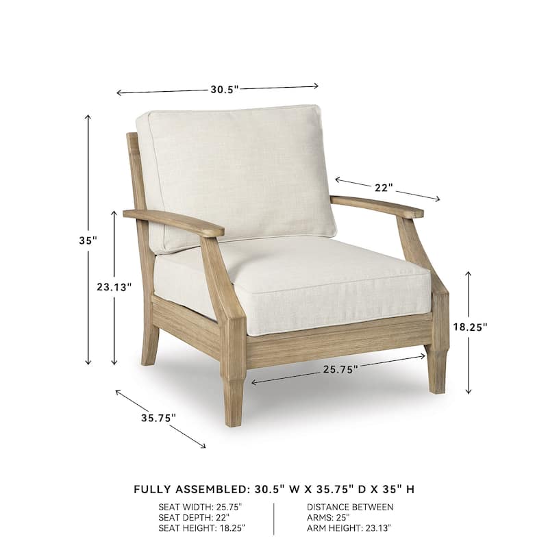 Carter Hall Lounge Chair with Cushion - 30" W x 35" D x 32" H