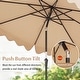 preview thumbnail 22 of 23, Costway 9 FT Patio Umbrella 2-Tier Market Table Umbrella with