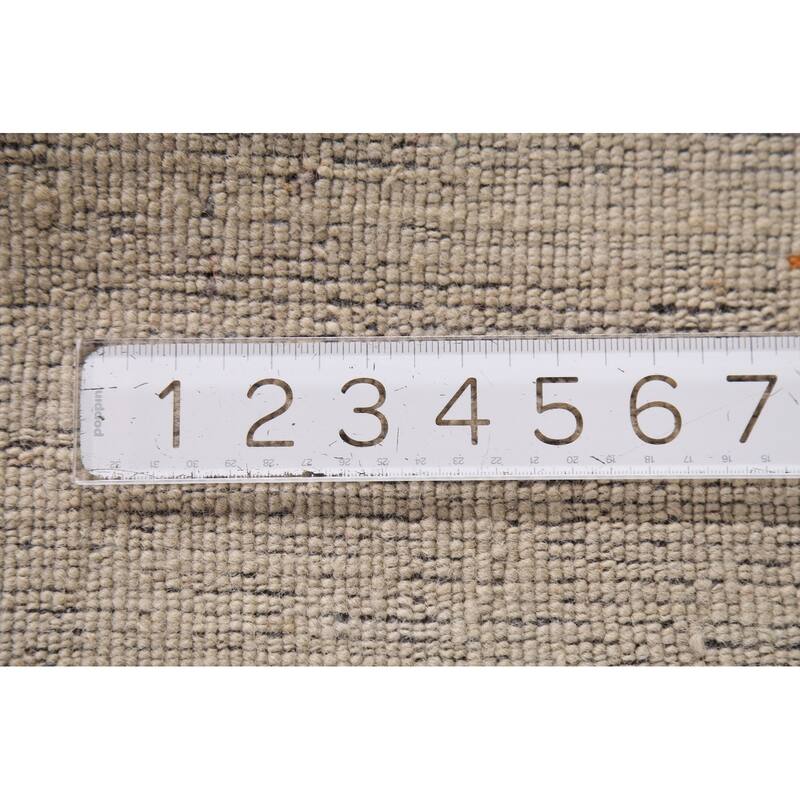 Tribal Gabbeh Indian Foyer Rug Handmade Modern Wool Carpet - 3'0" x 4'9"