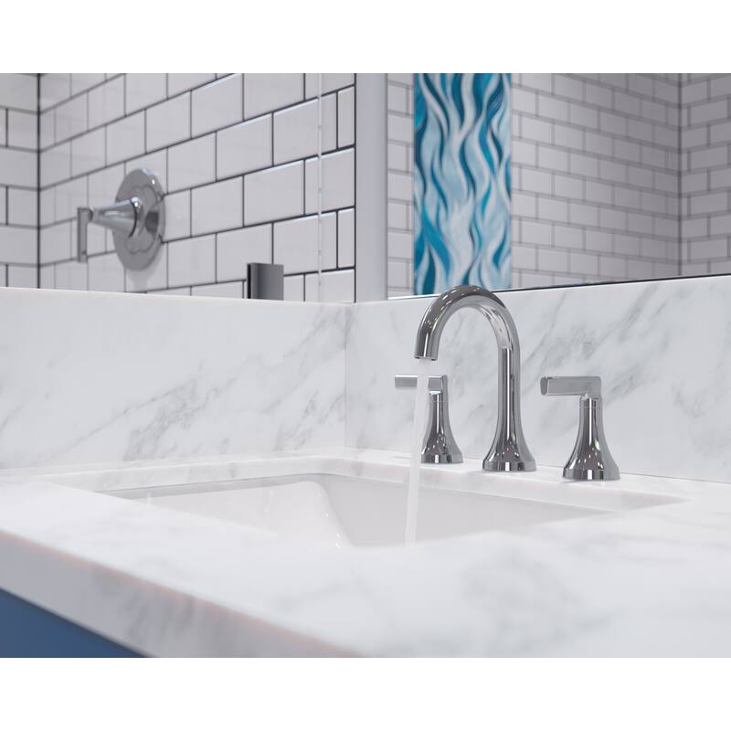 Pfister LF-049-VED Vedra 1.2 GPM Widespread Bathroom Faucet with - Polished Chrome