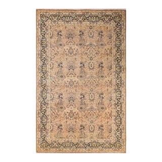 Overton Mogul, One-of-a-Kind Hand-Knotted Area Rug - Pink, 5' 9" x 9' 2" - 5'9" x 9'2"