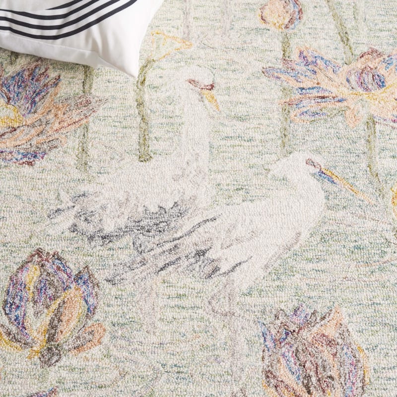 SAFAVIEH Handmade Blossom Babli Modern & Contemporary Wool Rug
