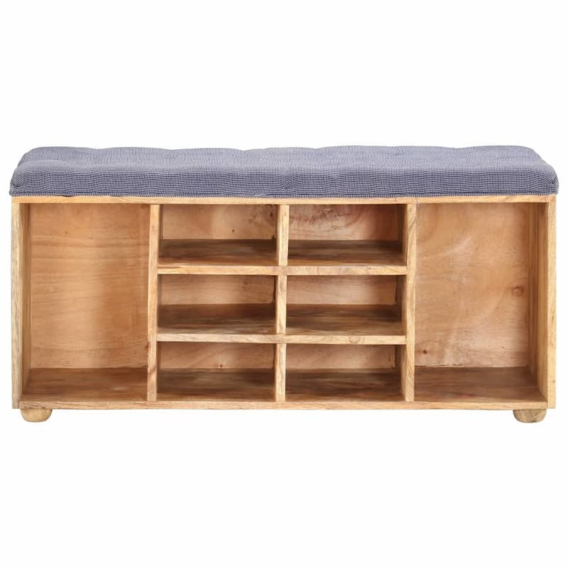 vidaXL Hall Bench 39.4"x13.8"x18.5" Solid Mango Wood