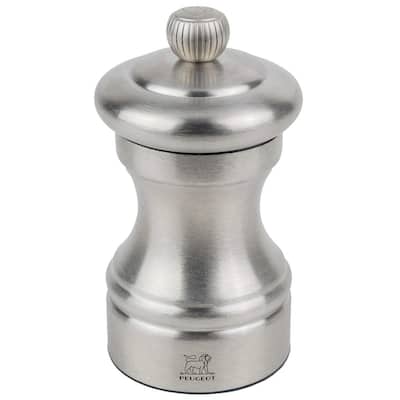 Peugeot Bistro Chef Pepper Mill, 10cm/4", Stainless Steel