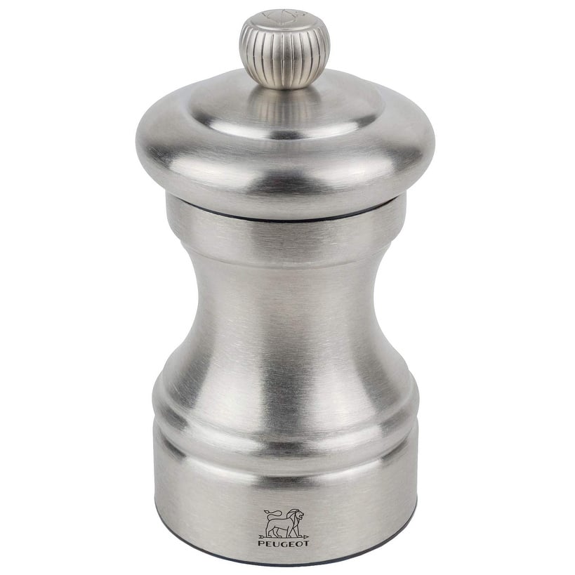 Peugeot Bistro Chef Pepper Mill, 10cm/4", Stainless Steel