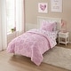 preview thumbnail 2 of 9, Sweet Home Collection Pheobe Floral Textured Kids Bedding Set Includes Printed Sheet Set Twin