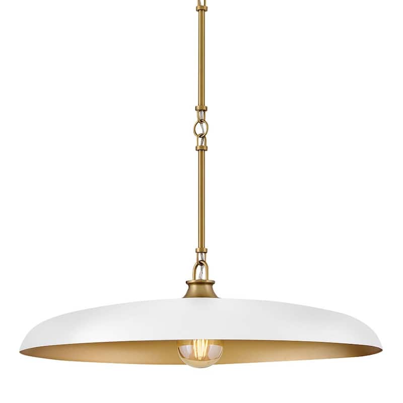 Hinkley Lighting 48165 Sadie 24" Wide Chandelier - Lacquered Brass / Chalk White