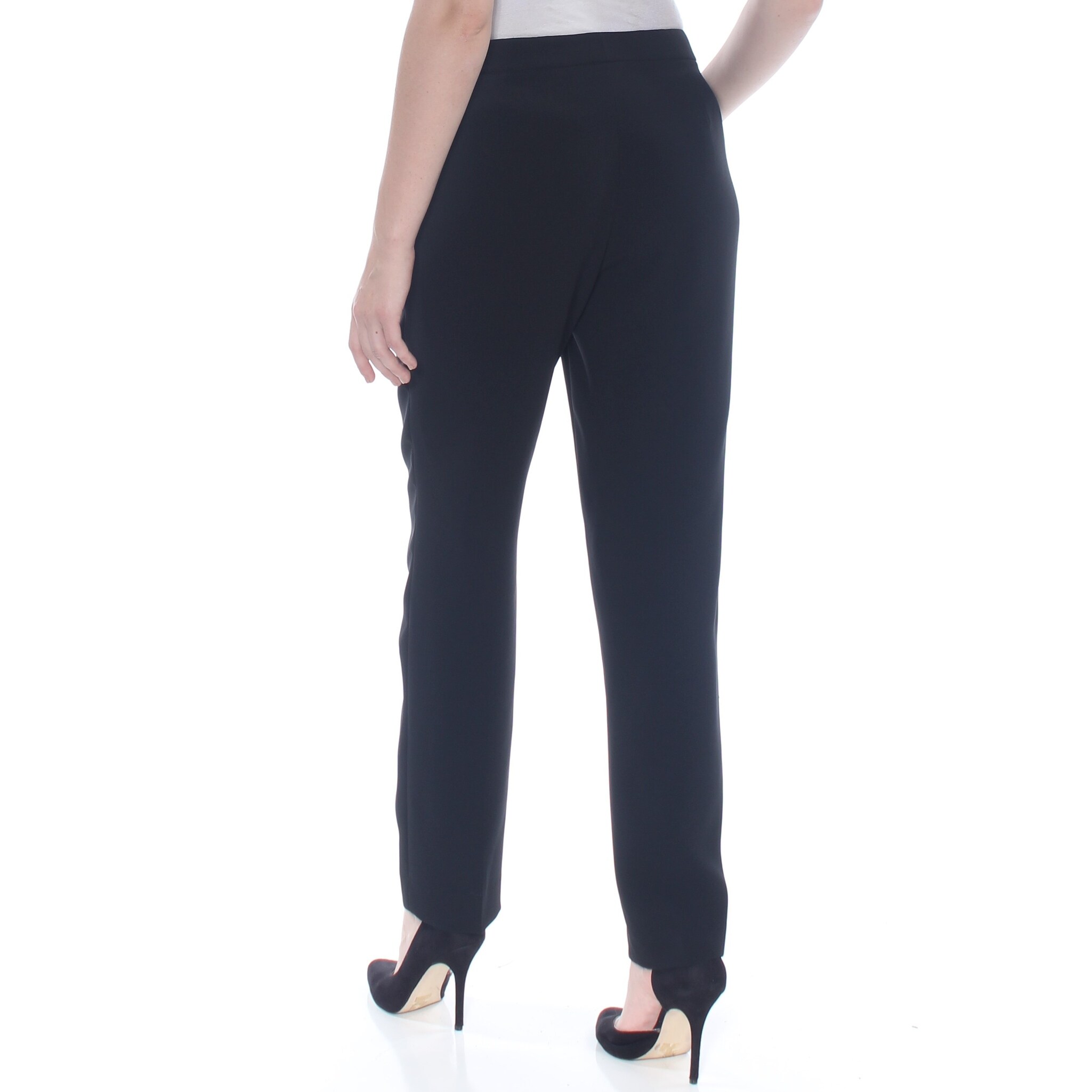 plus size work pants black