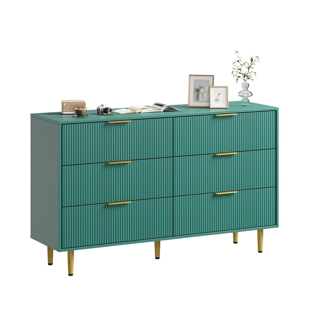 green emerald velvet dress Gideon Verde Shagreen Dresser