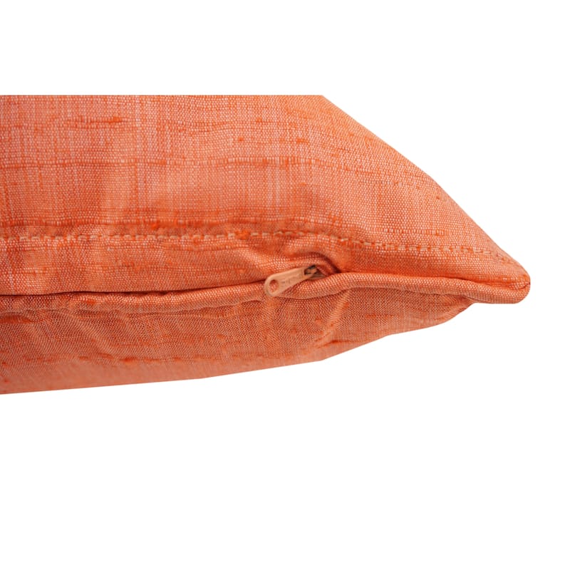 Home&Manor Bakan Dupioni Silk Pillow 18"