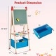 preview thumbnail 9 of 8, Costway 3-in-1 Kids Art Easel Double-Sided Wooden Adjustable Magnetic - See Details
